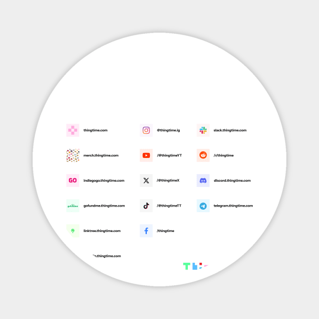 SOCIALSTIME 🫰 💖 Magnet by Thingtime